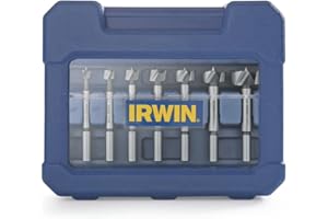 Irwin Tools IRWIN Marples Forstner Bit Set, Wood Drilling, 8 Piece (1966892)