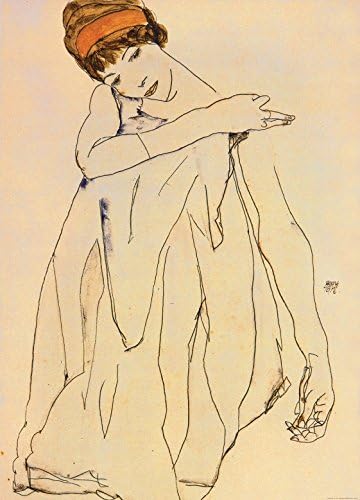 Amazon Com 1art1 Egon Schiele Poster Photo Wallpaper The Dancer 1913 2 Parts 98 X 71 Inches Kitchen Dining
