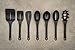 Epicurean Gourmet Series Utensils, Slotted Spoon, Slate/Black Nylon