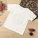 GBSELL 2PC Summer Toddler Baby Kids Boy Love Shirt + Camouflage Pants Clothes Set (White, 12M)