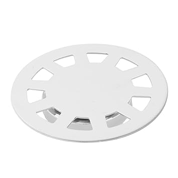 Uxcell Stainless Steel Bathroom Round Water Hair Filter Floor