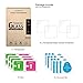 (Pack of 4) Tempered Glass Screen Protector for Fitbit Surge, Akwox [0.3mm 2.5D High Definition 9H] Premium Clear Screen Protective Film for Fitbit Surge Fitbit Surge Fitness Superwatch