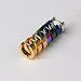 Adecco LLC Men Women 316L Stainless Steel Unique Small Hoop Earrings Huggie Ear Piercings Hypoallergenic (rainbow)