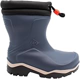 Dunlop Blizzard Kids Winter Boots Unisex Blue Waterproof Fur Lined EU26 UK8 view 5