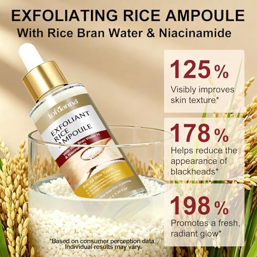 White Rice Gentle Face & Body Exfoliator, Helps Remove Blackheads & Dead Skin, Exfoliation & Hydration, Pore Care, White Rice Glow (100ml)