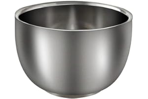 TEENSERY Men's Shaving Soap Bowl Stainless Steel Shaving Cup Double Layer Foam Shaving Soap Cream Mug Shaver Razor Cleansing Foam Tool