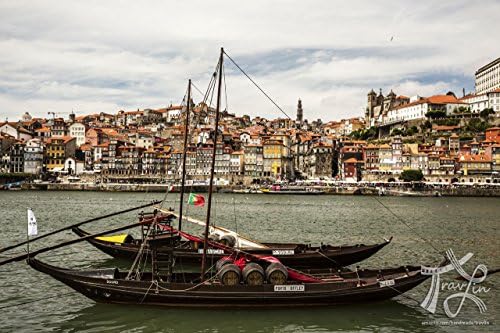 Porto Portugal Photo "Porto Skyline" by TravLin Photography, Multiple Sizes (5x7 to 24x36)