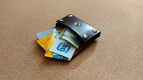 Unisex gift, leather card case, headset case, small leather goods, brown wallet, leather pouch, coins leather holder, leather gift #1705