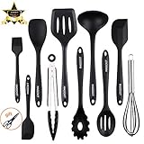 Kitchen Utensils-11 Pieces Silicone Kitchen Utensil Set-Utensils Set For Non Stick Cookware-Kitchen Gadgets Tools Set-Silicone Spatula Set-MagicKit Utensils Set