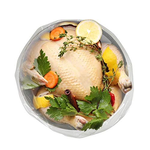 Turkey Brine Bags, Upgraded Thick 5 Gallon Bucket Liners with Ribbon
