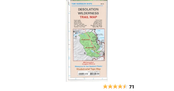 desolation wilderness trail map