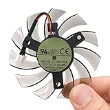 75mm 2Pin 3Pin DC 12V 0.20A T128010SM Graphics Card Fan Cooler For N470SO N580UD N580SO GTX460 GTX470 GTX580 HD5870 video card cooling fan (FANS B (3-Pin) 1pcs)