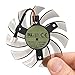 75mm 2Pin 3Pin DC 12V 0.20A T128010SM Graphics Card Fan Cooler For N470SO N580UD N580SO GTX460 GTX470 GTX580 HD5870 video card cooling fan (FANS B (3-Pin) 1pcs)