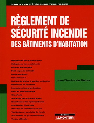 Règlement de sécurité incendie des bâtiments d'habitation
