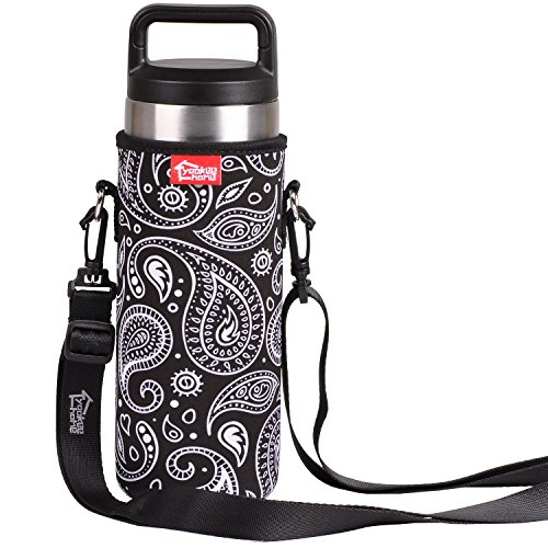 YookeeHome Neoprene Water Bottle Sleeve for 18oz YETI Tumbler with