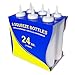New Star Foodservice 26207 Squeeze Bottles, Plastic, 24 oz, Clear, Pack of 6