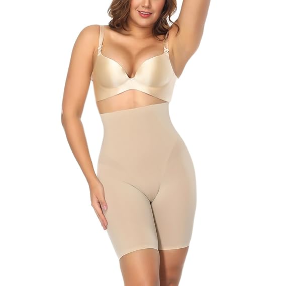 Lover-Beauty Damen Figurenformend Miederpants mit Bauch-Weg-Effekt Miederhose Shapewear Formt Sofort Body Shaper