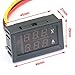 DROK® Accurate Voltmeter Ammeter DC4.5-30V Voltage Current Meter 2 in 1 Digital Multimeter 10A Volt Amp Tester Meter with 3 Wires 0.28