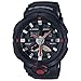 Casio G Shock Urban Black and Red Resin Mens Watch GA500-1A4