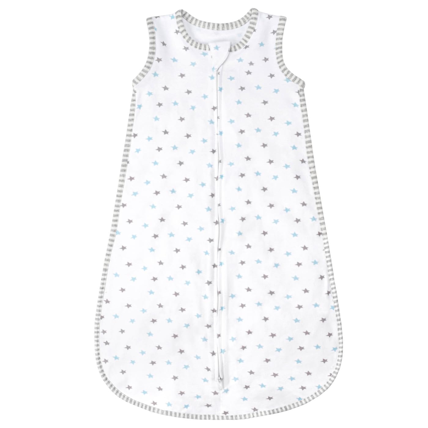 TURMIN Baby Sleeping Bag 1.0 Tog 12-24 Months 100% Cotton Toddler Sleep Sack, Sleeveless Baby Sleep Bag, Star