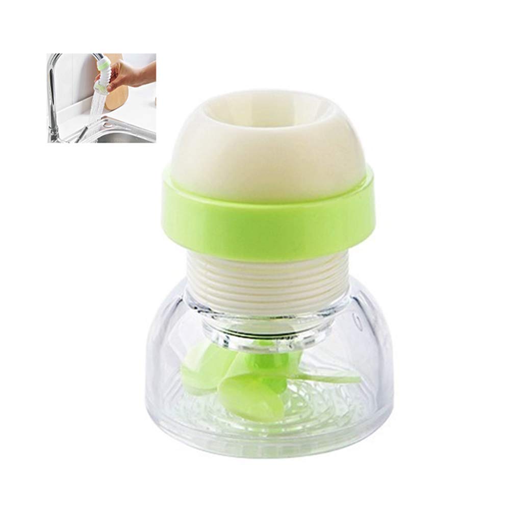 kabinga Shower Durable Splash Proof Mini Filter Cute Water Saving Device for Home, Green, Unisex-Youth, Green, M