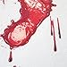 AOOK Homemade Bloody Shower Mat Bath Mat 23.5