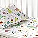 Mellanni Toddler 3 Piece Set Animal-Print - Includes Fitted Sheet, 2 Pillowcases Standard and Toddler - Fits Baby Crib Too - Super Soft HIGHEST QUALITY Kids Bedding (3 Piece Todler Set, Animal Print)