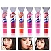 WOW! 6 pcs/Set Peel Off Lip Gloss Mask Multicolor Lip Tint Pack Long Lasting Makeup Lips Cosmetic Matte Makeup Tattoo