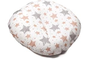 EFELIM Nest Pillow with Cotton Cover, Cartoon Lounger Pillow Portable Lightweight Lounger Floor Seat for Home Travel (Star)