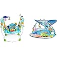 Bright Starts Disney Baby Finding Nemo Sea of Activities Jumper, Ages 6 months + & Disney Baby Finding Nemo Mr. Ray Ocean Lights & Music Gym, Ages Newborn +