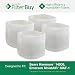FilterBuy Humidifier Wick Replacement Filters Compatible with Kenmore EF1 14906 & Emerson MAF1 (MAF-1). Compatible Kenmore Part #'s 42-14906, 14906, EF1, MAF1. Pack of 4.
