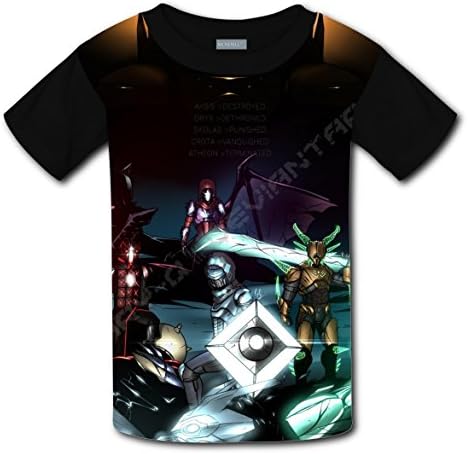 ILYLHSMM Triumphant Boss Destiny Unisex T Shirt Short Sleeve 3D Sports Tee Shirts for Kids XS