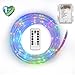 Colored LED Twinkle Rope Light Battery Operated, Greenclick 120 LEDs Neon Decorations Outdoor Light With Romote Timer Waterproof 45Ft 8 Mode String Lights For Patio, Yard, Parties, Wedding, Xmas