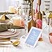 Aieve Place Card Holders, 24 Pack Triangle Shape Table Card Holders Wedding Table Number Holders Photo Holder Pictures Stand Clips