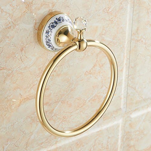 GJ-European antique towel ring Golden towel ring Towel holder ring