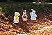 ProductWorks 8-Inch Pre-Lit Sesame Street Halloween Pathway Markers (Set of 3)