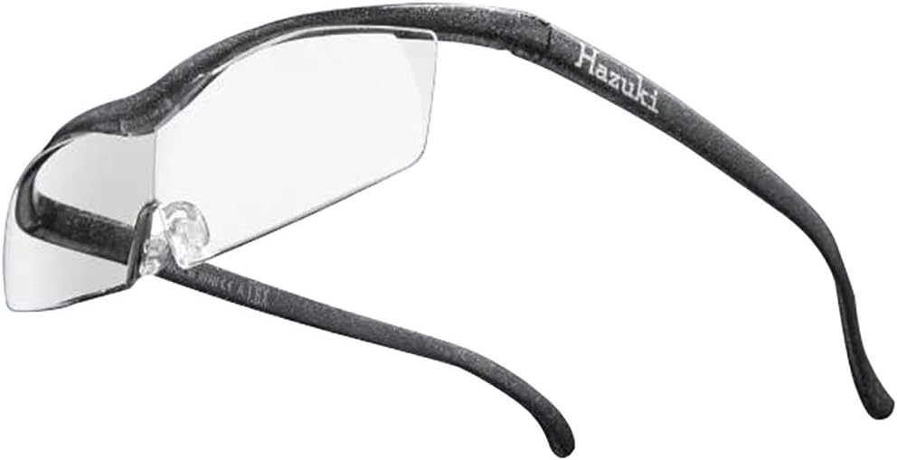 Hazuki loupe Compact 1.32 Times Clear Lens Black Gray