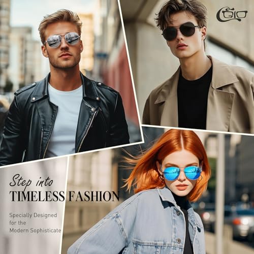 CGID GA61 Polarized Sunglasses Men Women Prima Alloy Al-Mg Pilot UV400