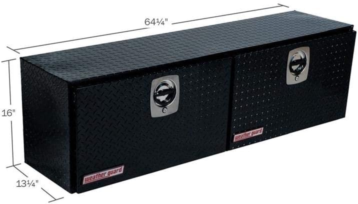 Weather Guard 364502 Black Aluminum Hi Side Truck Box