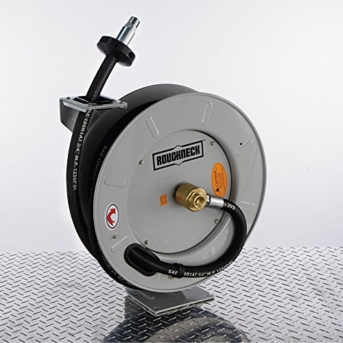 Roughneck-Spring-Rewind-Fuel-and-Oil-Hose-Reel-with-Hose-1250-PSI