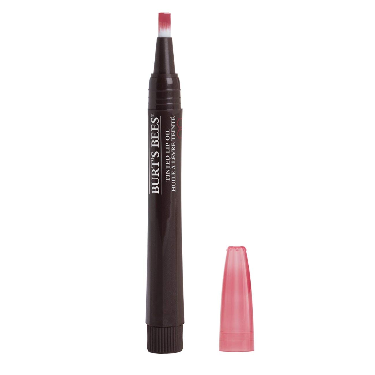 Burt's Bees 100 Percent Natural Moisturising Tinted Lip Oil, 1.1 ml, Crimson Breeze
