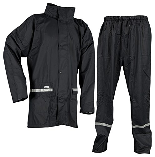 Lyngsoe LR1389-07-XS Size X-Small "Microflex" Jacket and Trousers - Black