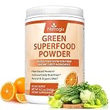 Natrogix Green Superfood Powder - Plant-Based Protein, Achieve Daily Food Nutrition, Natural & Organic Diet, Riches in Vitamins, Minerals and Antioxidant Fruits, Orange Flavor, Made in USA (8.5 Oz)