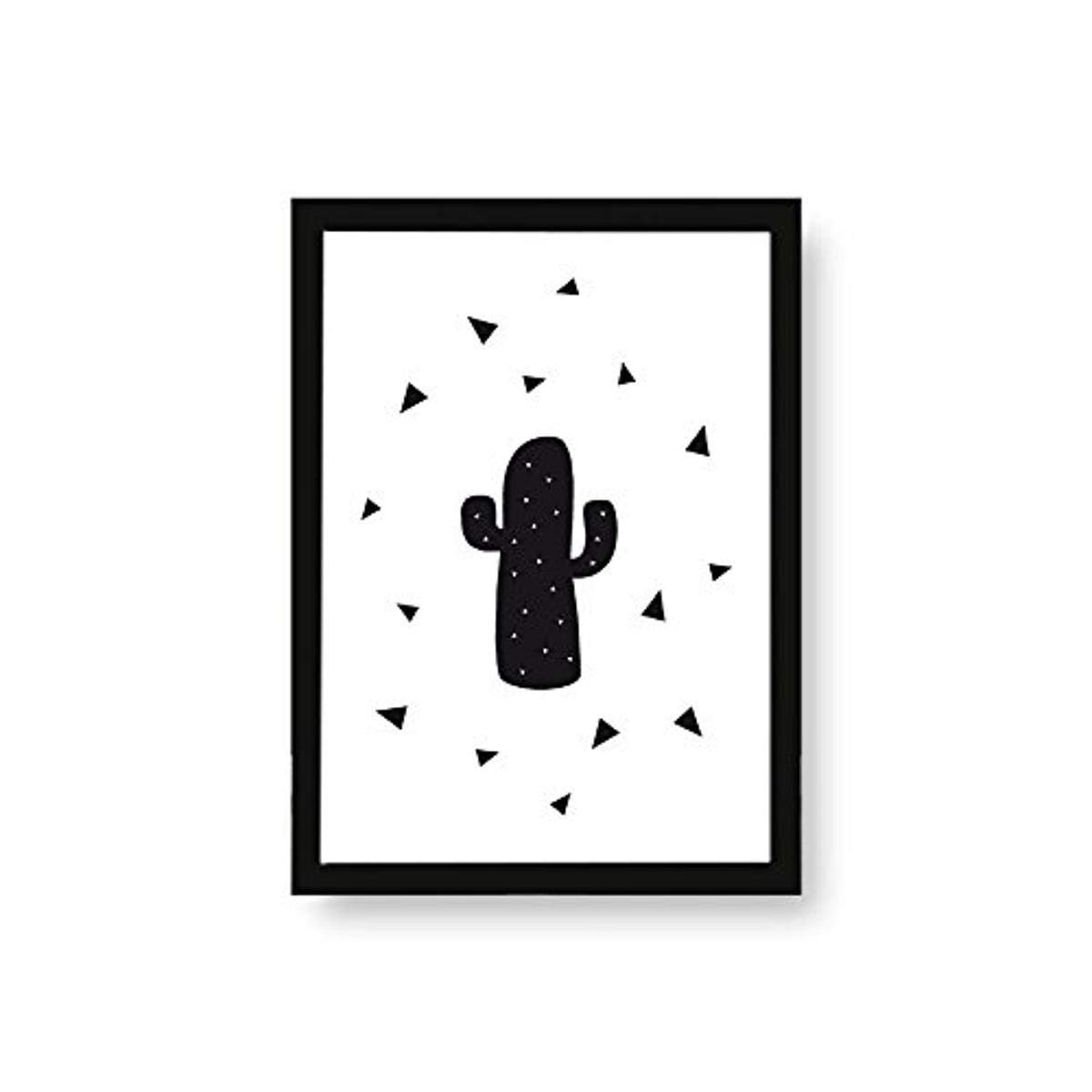 Kenay Home Foil Cactus A4, Paper, White and Black, 210 x 297 mm