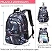 BLUEFAIRY Boys Backpacks for Kids Girls Primary School Bag Kindergarten Bookbags (Black,Red)