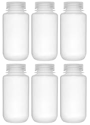 EISCO 6PK Reagent Bottles, 250ml - Wide Mouth with