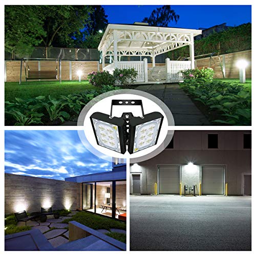 LED Flood Light, STASUN 60W 5400lm Dusk to Dawn Outdoor Security Lights, (Photocell Included), 6000K Daylight, OSRAM LED Chips, IP66 Waterproof, Great for Yard, Street, Parking Lot