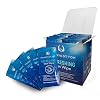 HandyCotton Individually Wrapped Wet Wipes – 40 Large Pre-moistened Cleansing Towelettes for Personal Hygiene Before and…