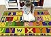 Flagship Carpets CE192-28W ABC Tapestry, Easy Cost Easy Care Washable Collection, Children's Classroom Educational Carpet, 5' x 8', 60