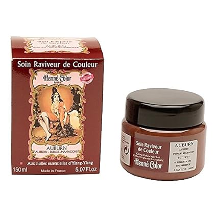 Auburn Henna Hair Mask Color Care Refresher Suitable For All